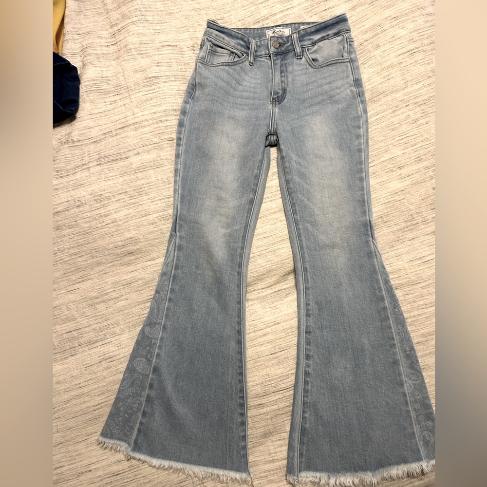 Girls KanCan flare jeans in size 10